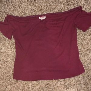 Off the Shoulder crop top